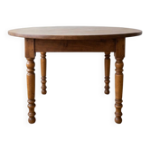 Antique solid wood drop-leaf table