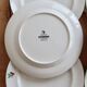 6 vintage flat plates porcelain Table et Couleurs model Raspberries