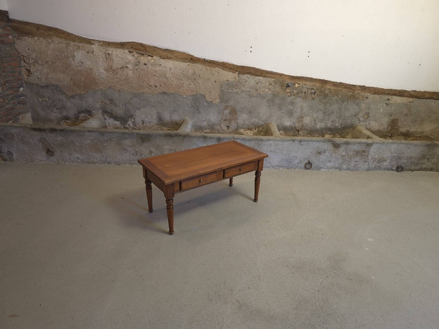 Cherry wood coffee table