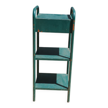 Chevet d’internat en métal vert, 1960