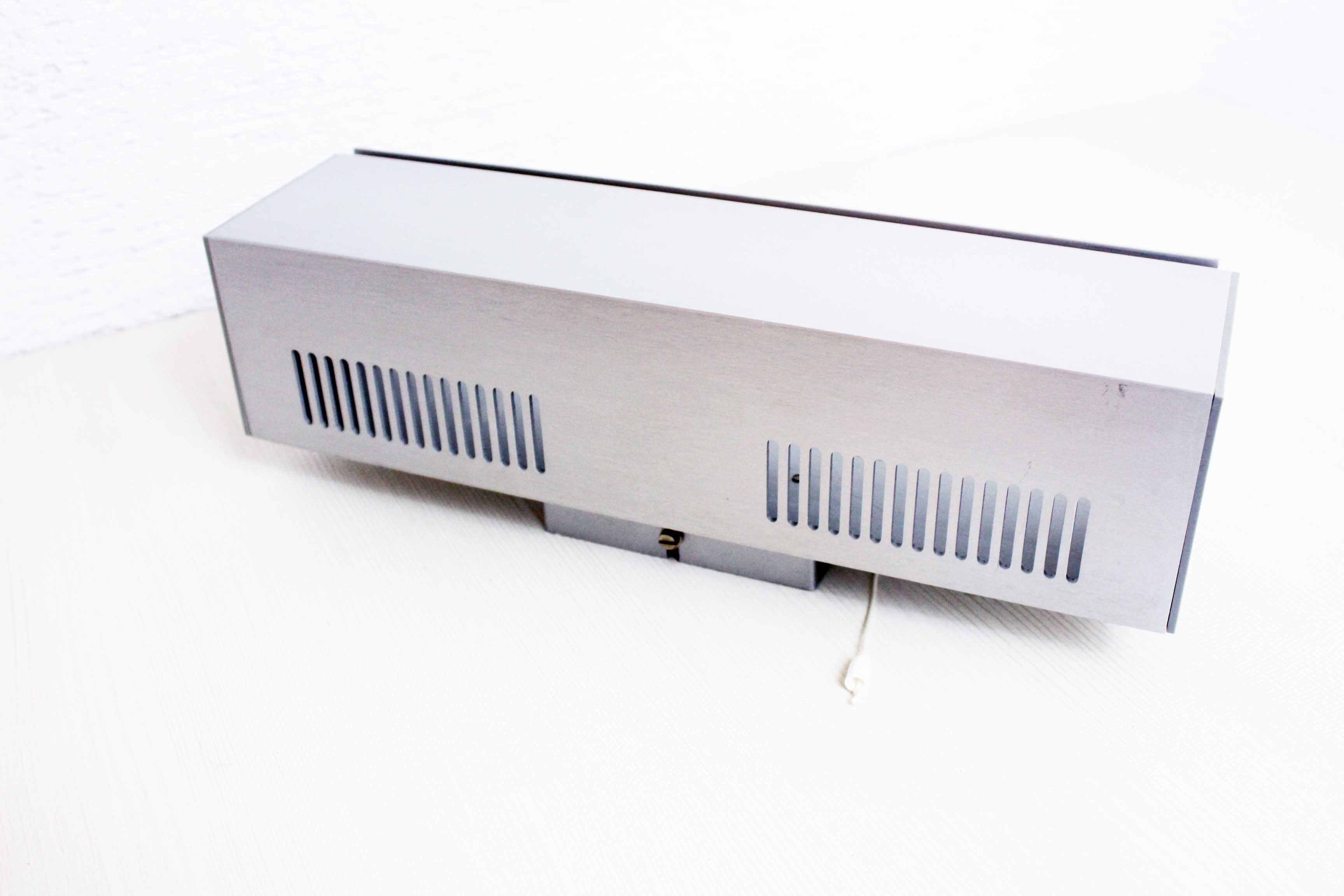 Aluminum wall light, 50s/60s