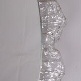 Oval Bathroom wall mirror with lighting and plexiglass edge from Hillebrand