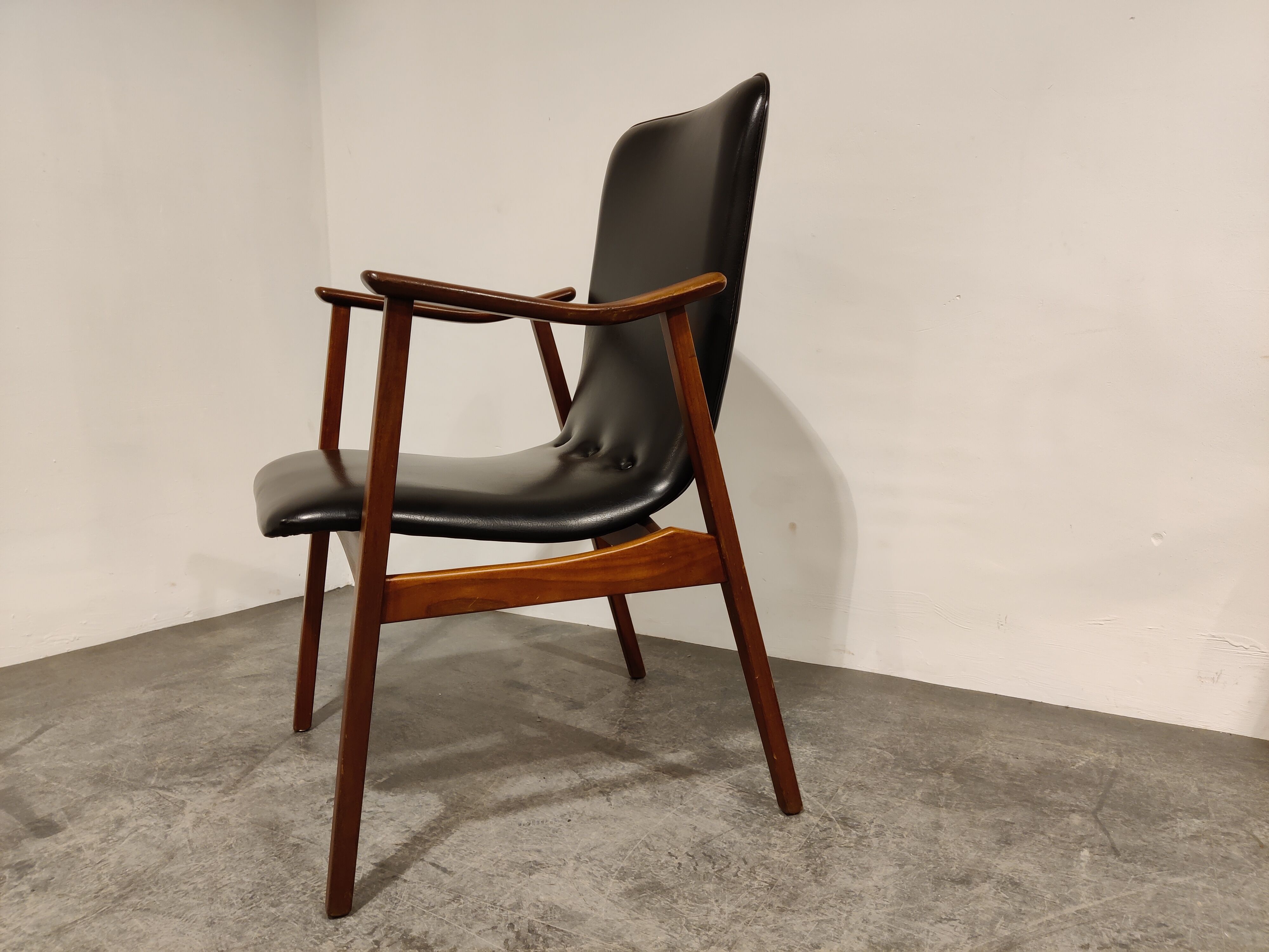 Mid century armchair by Louis Van Teeffelen for Wébé, 1960s