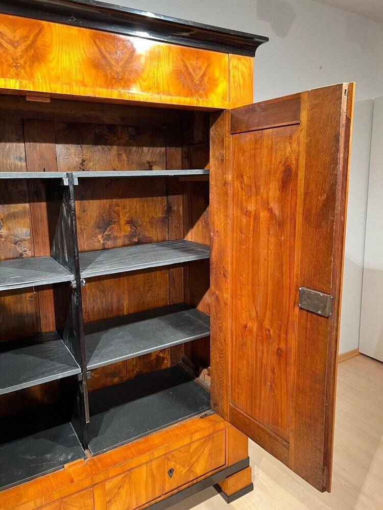 Large Biedermeier Armoire in Cherry, South Germany, 1820s