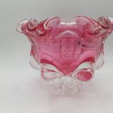 Art glass bowl from the 1960s, by Joseph Hospadka - Chribska Glassworks