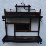 Napoleon 3 lacquered wooden wall shelf