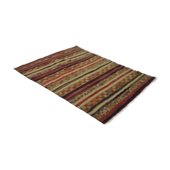 Anatolian handmade kilim rug 216 cm x 160 cm