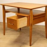 Bureau vintage de Roger Landault en chêne, 1950