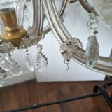 Glass pendant chandelier