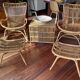 Rocking Chair, footrest, coffee table Sika Design Original