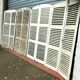 Suite of four pairs of shutters in massive 19th century channel