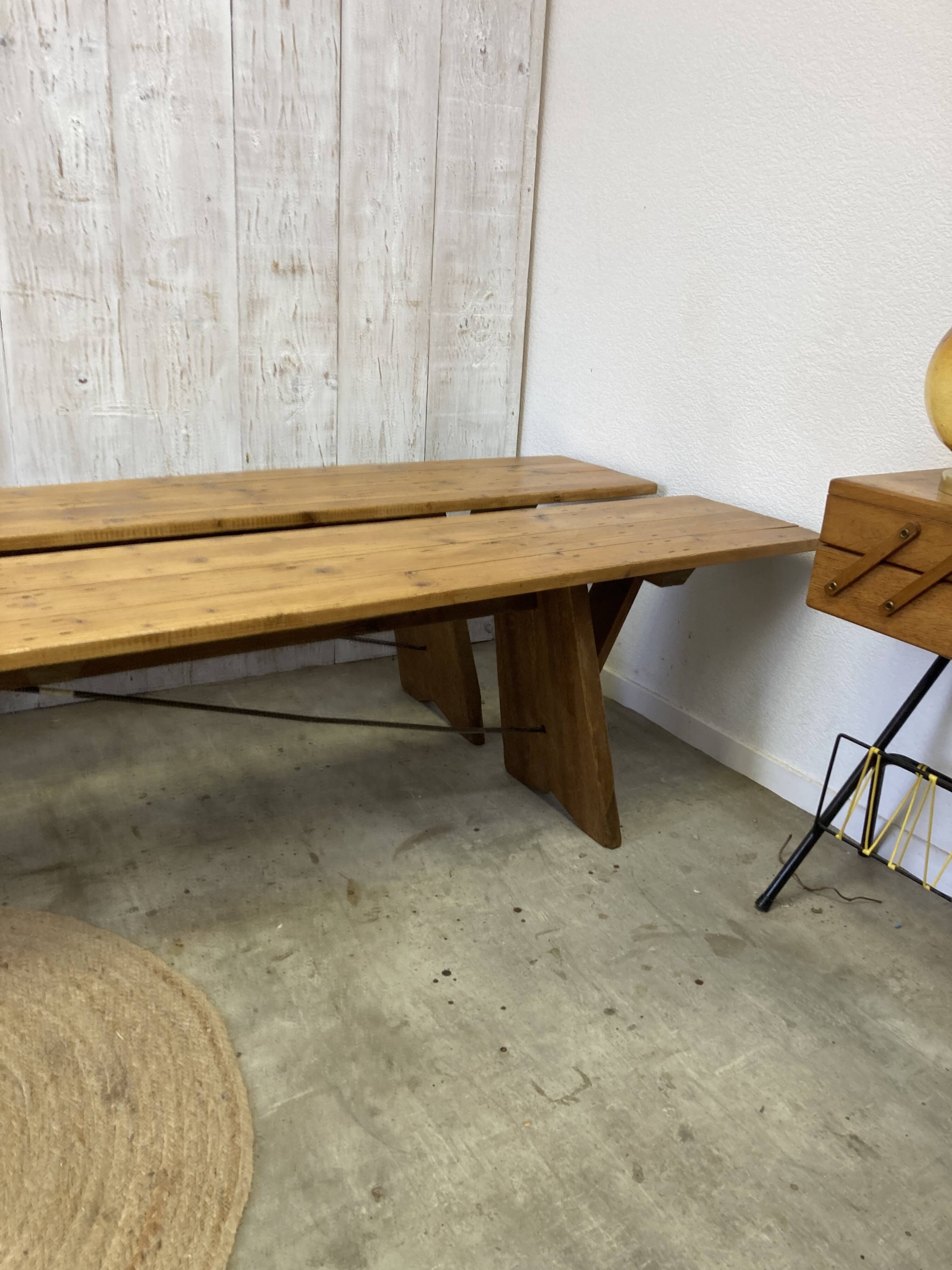 Pair of 3m farm benches
