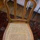 1 caned beech chair, 1950s