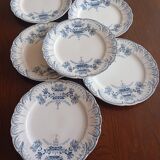 Flat plates ironstone St Amand Hamage 'Regency'