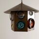 Swedish Mid Century Copper & Glass Ceiling Pendant by Erik Höglund, 1960s