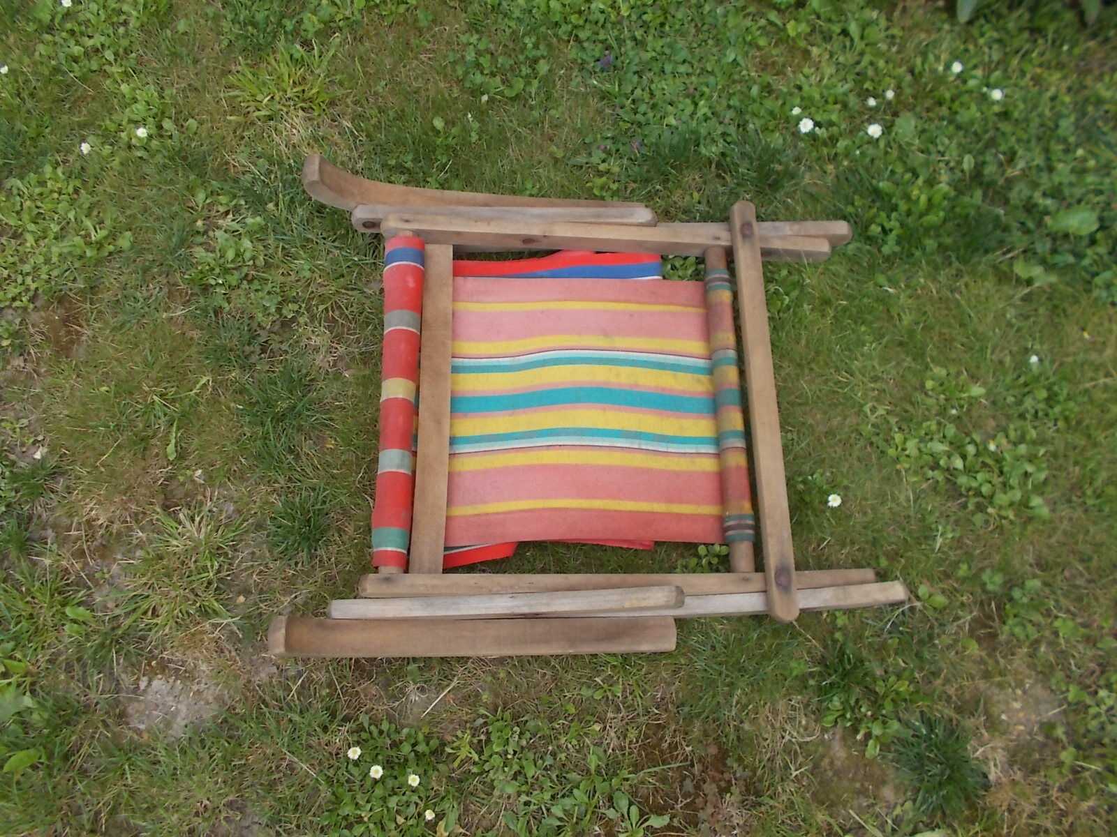 Vintage deckchair