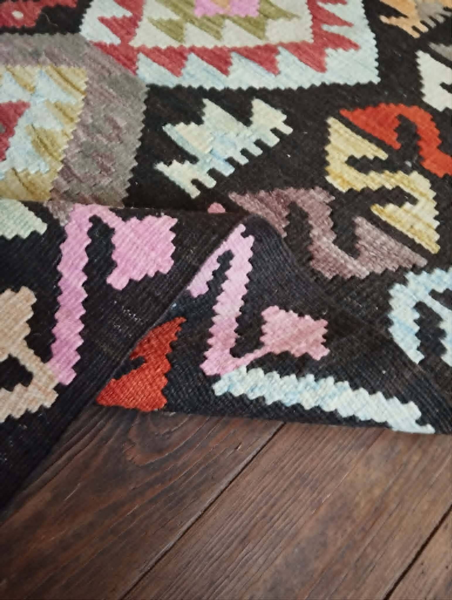 Kilim Persan Qashqaï fait main 260x184cm