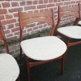 chaises en teck Erik Buch