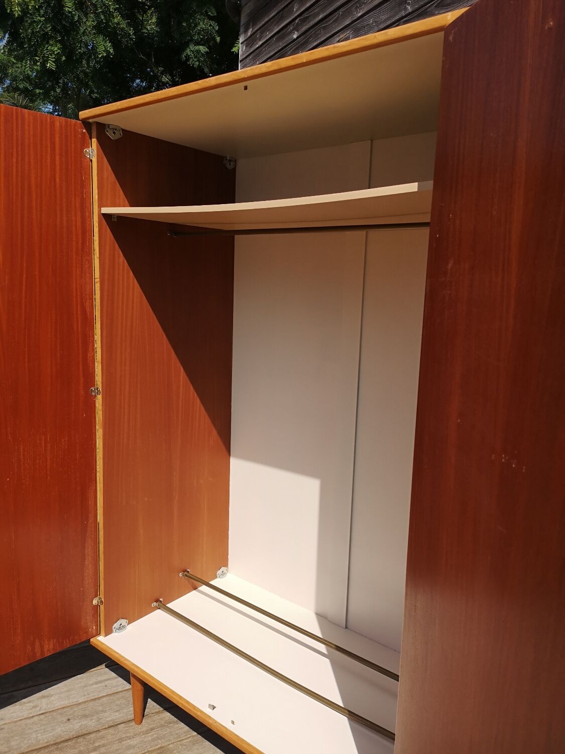 Vintage wardrobe dressing 3 doors