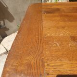 Monastery table wood solid oak 2.00m x 90l 75 cm height