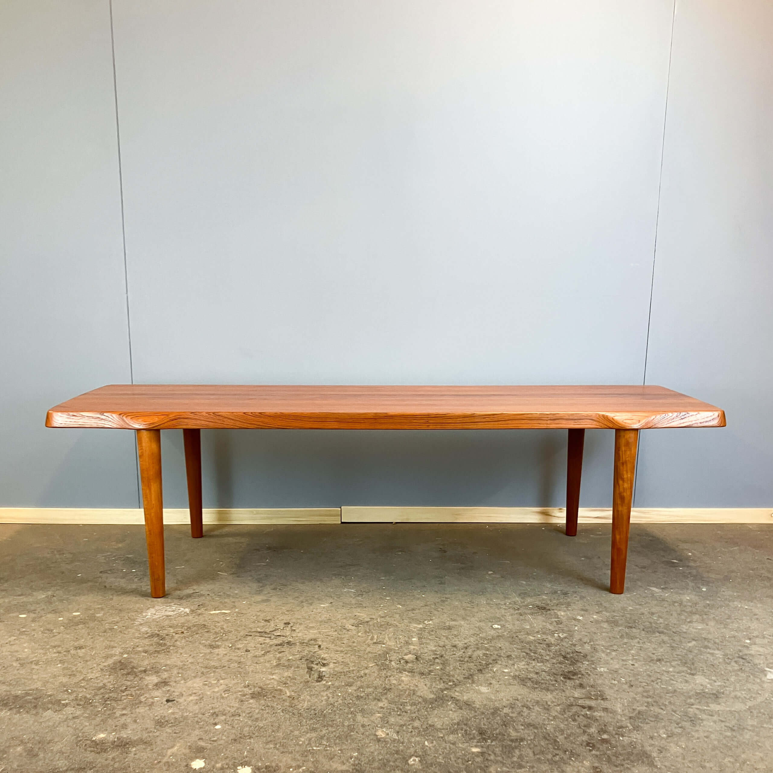 Large coffee table by John Boné for Mikael Laursen, teak, 1960s