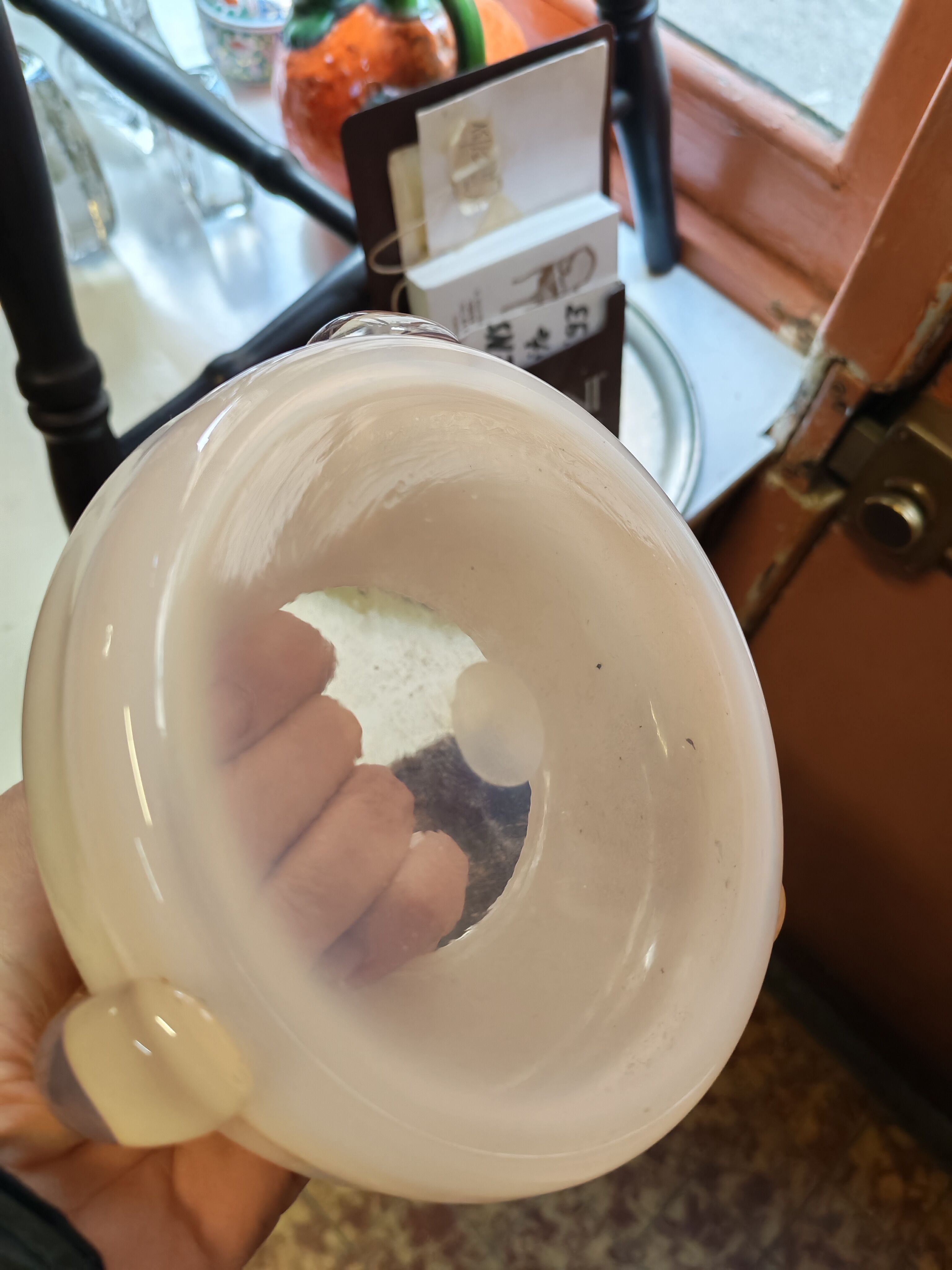 Opaline catch-all tray