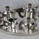Art-Deco tea set Christofle designer Luc LANEL