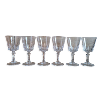 Set of 6 Arques crystal liqueur glasses