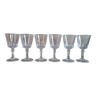 Set of 6 Arques crystal liqueur glasses