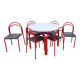 Vintage table and 6 chairs set