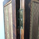 Wood and fabric screen