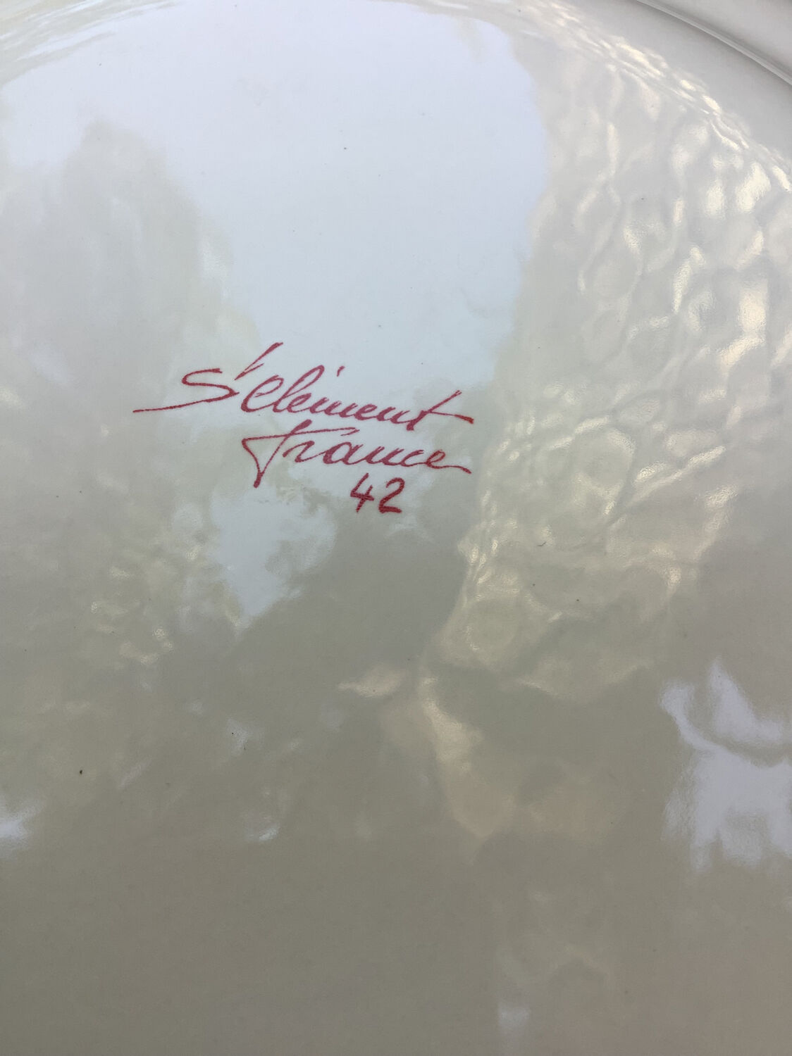 Saint-Clement France 42 plate