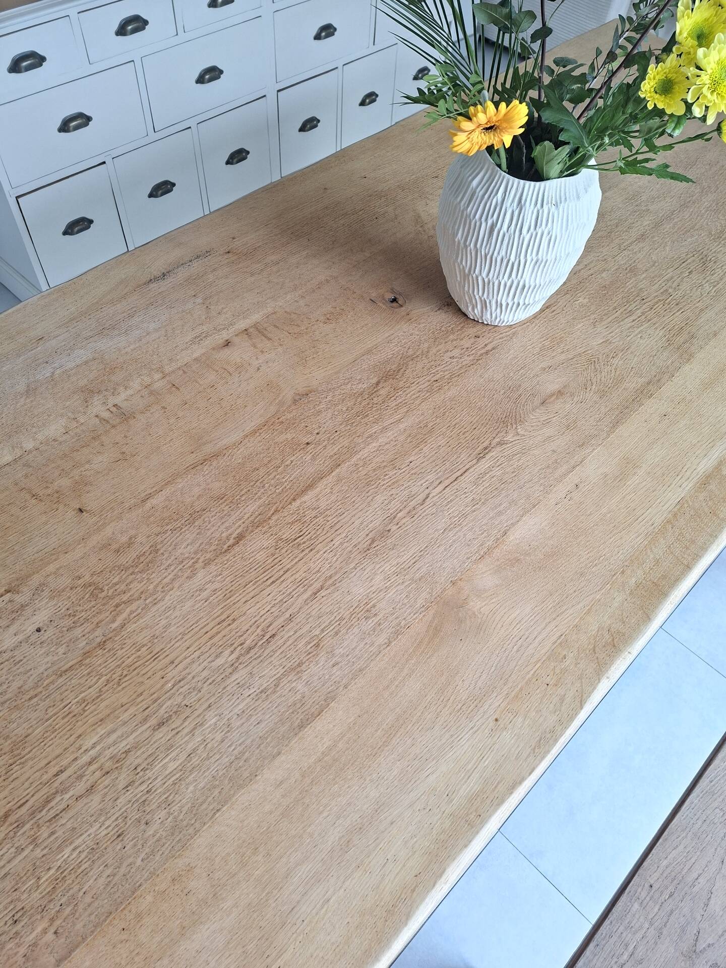 Table de ferme en chêne restaurée