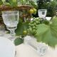 Waterford crystal white wine glasses