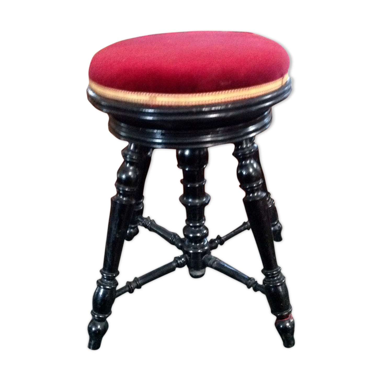 Tabouret de piano époque Napoléon III | Selency