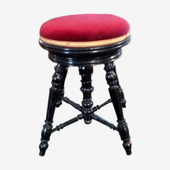 Tabouret de piano époque Napoléon III