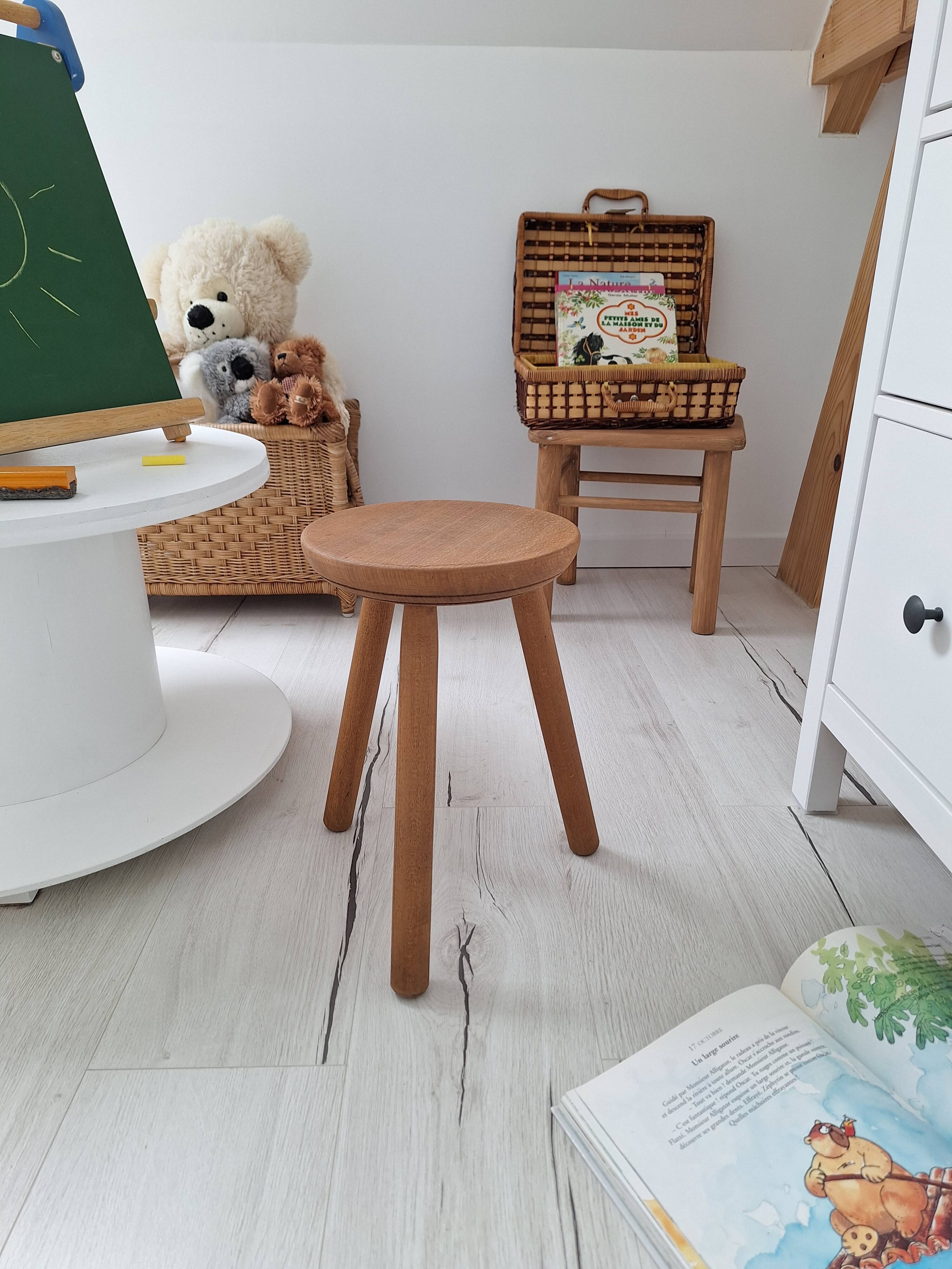 Vintage tripod stool