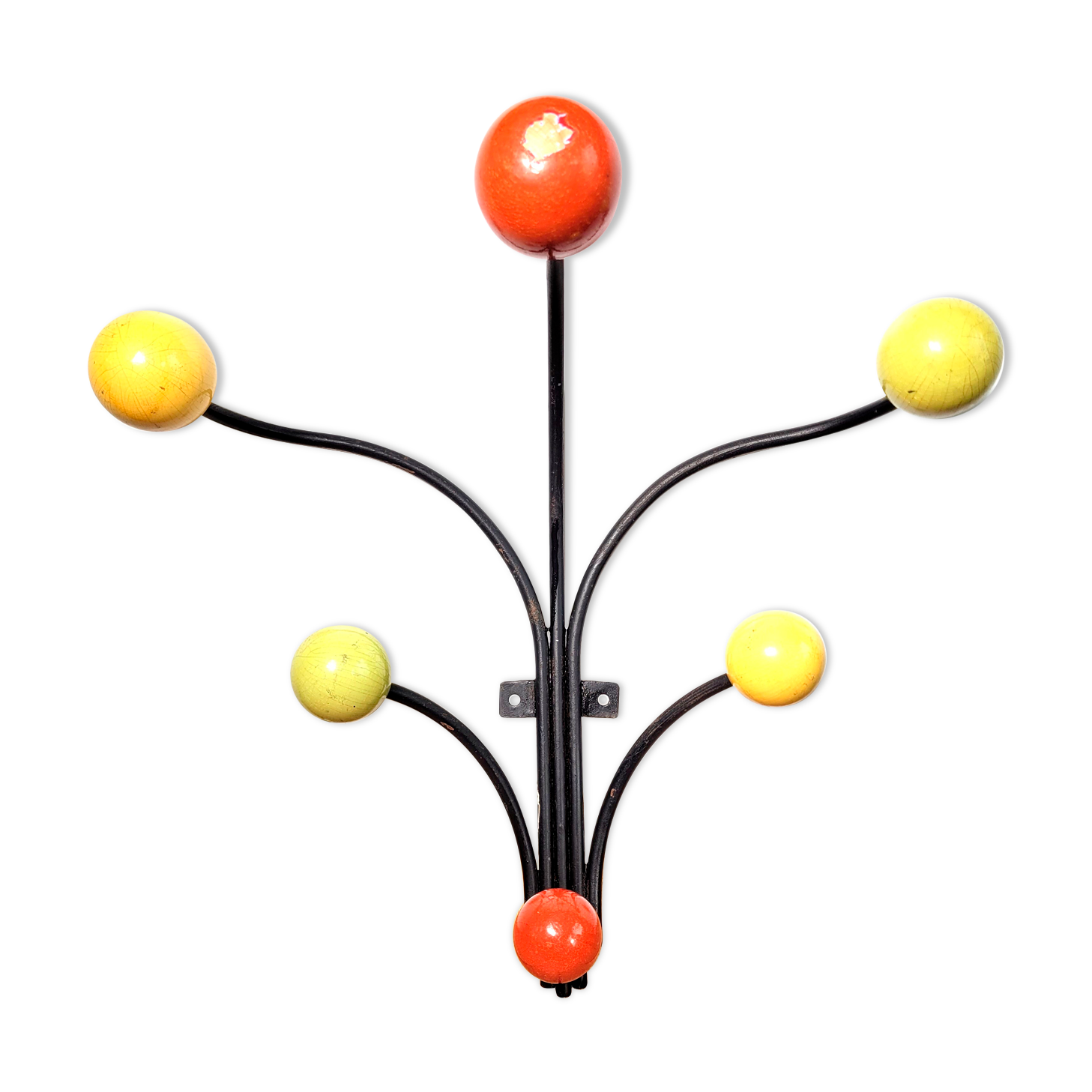 Wall coat rack 6 balls