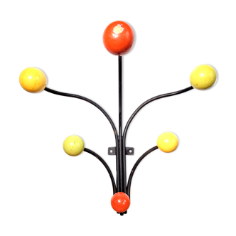 Wall coat rack 6 balls