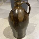 Belle cruche en terre, cuite vernissée