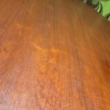 1960 stamped round teak dining table