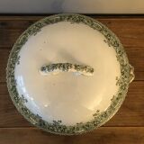 Soup pot in antique earthenware