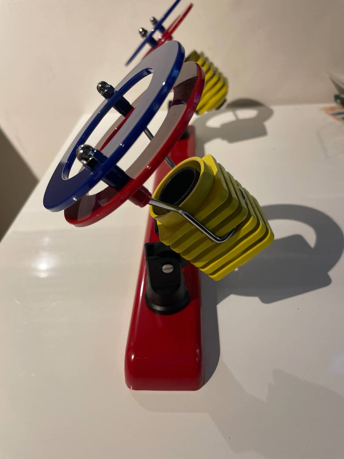 Luminaire with 2 spots in Memphis style