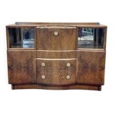 1950s English Walnut Bar