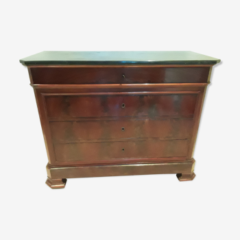 Louis Philippe chest of drawers in mahogany