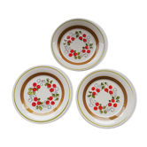 Set of 3 Vintage Plates Italy
