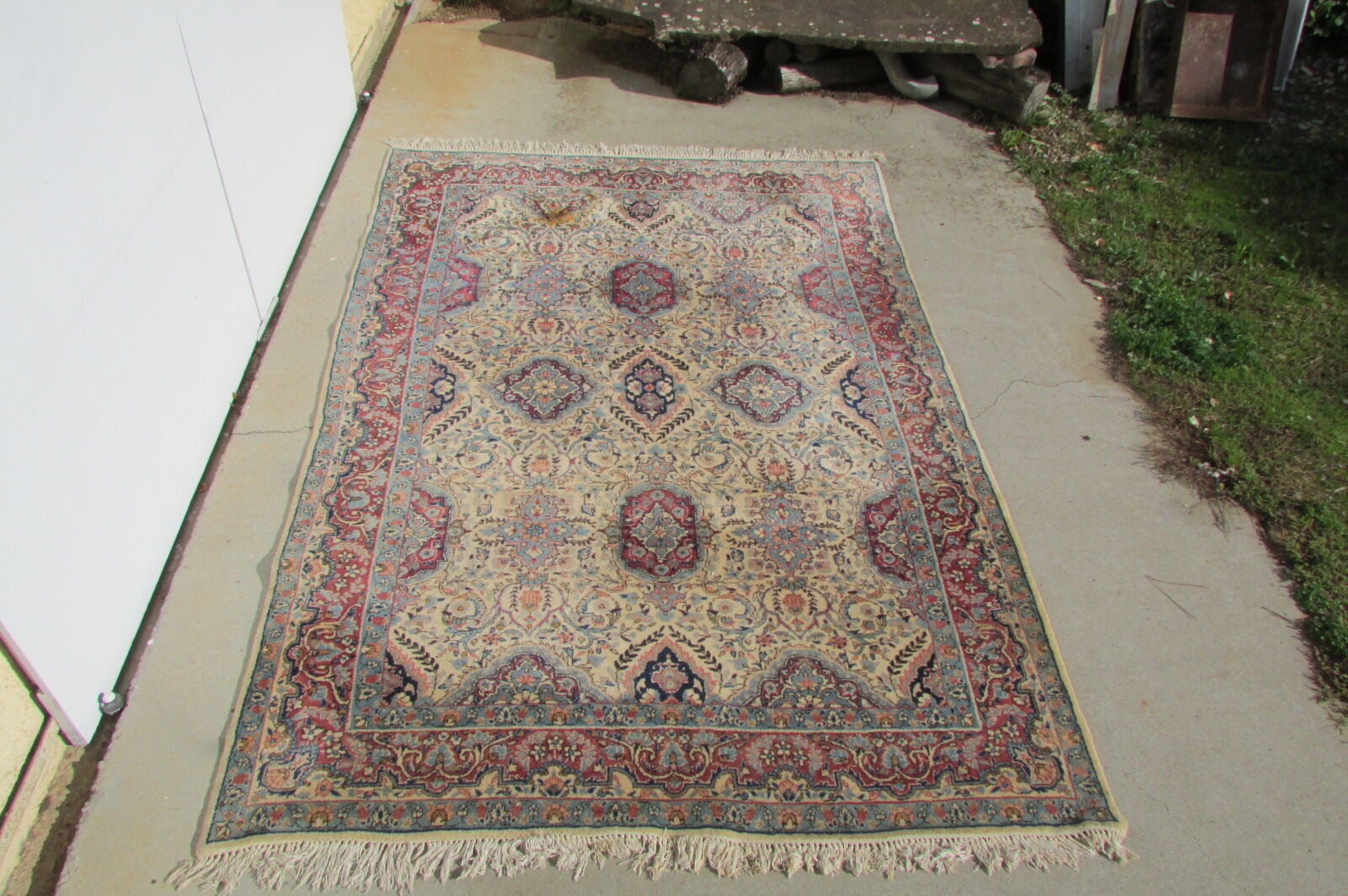 Oriental carpet, blue, 200 x 300 cm