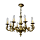 Lustre en bronze à 8 bras de lumière