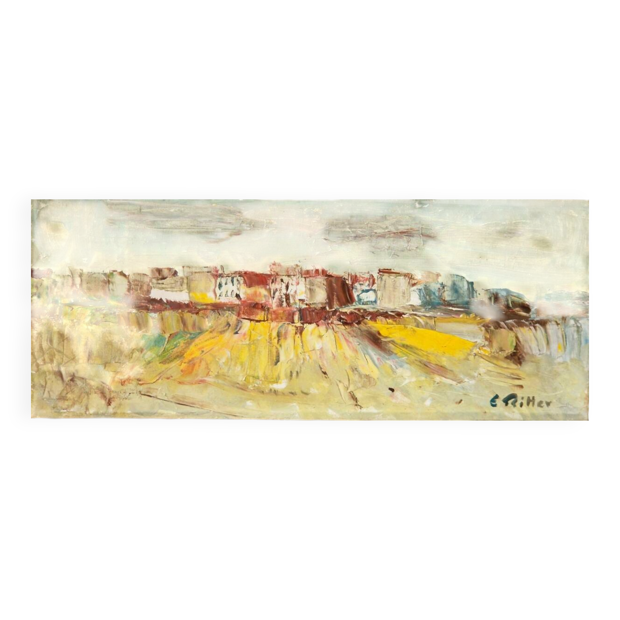 Alsatian Village by Etienne Ritter (1934-1994)
