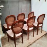 Set of 6 Louis XVI style chairs